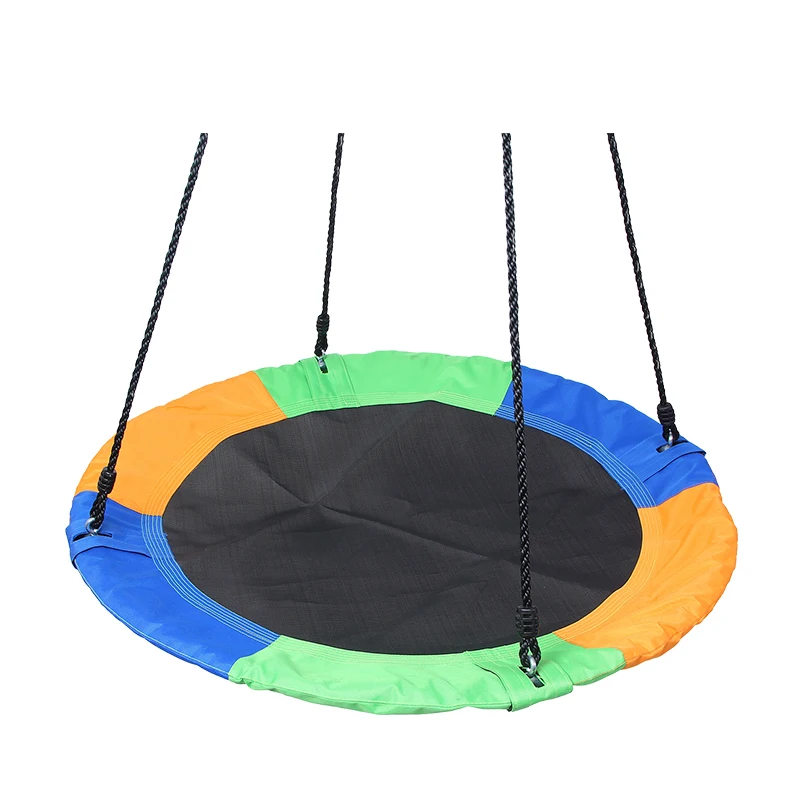 
Hot Sale Swing Rainbow Kid Spider Web Swing Outdoor Garden Round Net Swing 