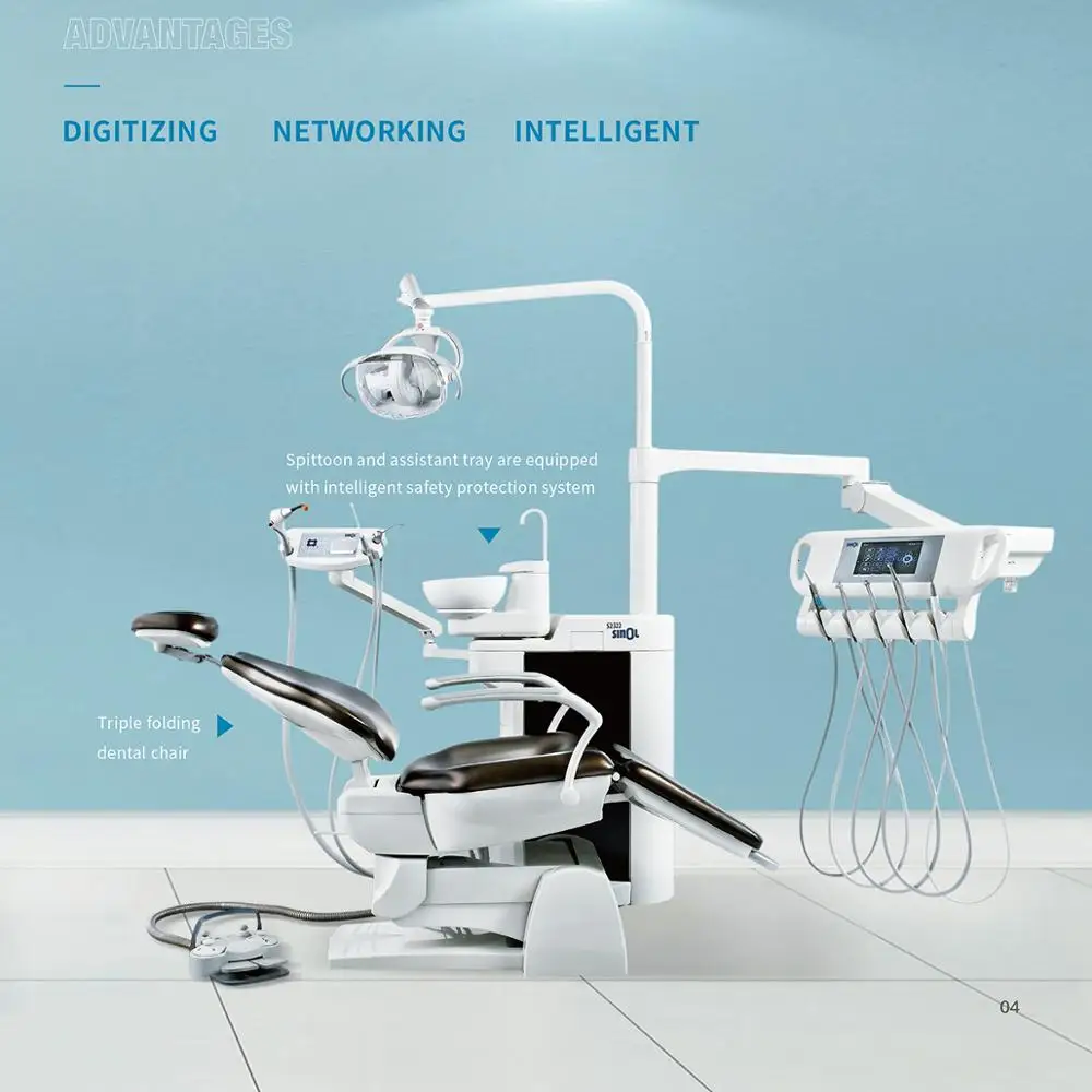 High Quality Integrated Dental Chair Unit Sinol 2322 Professional Dental Equipment