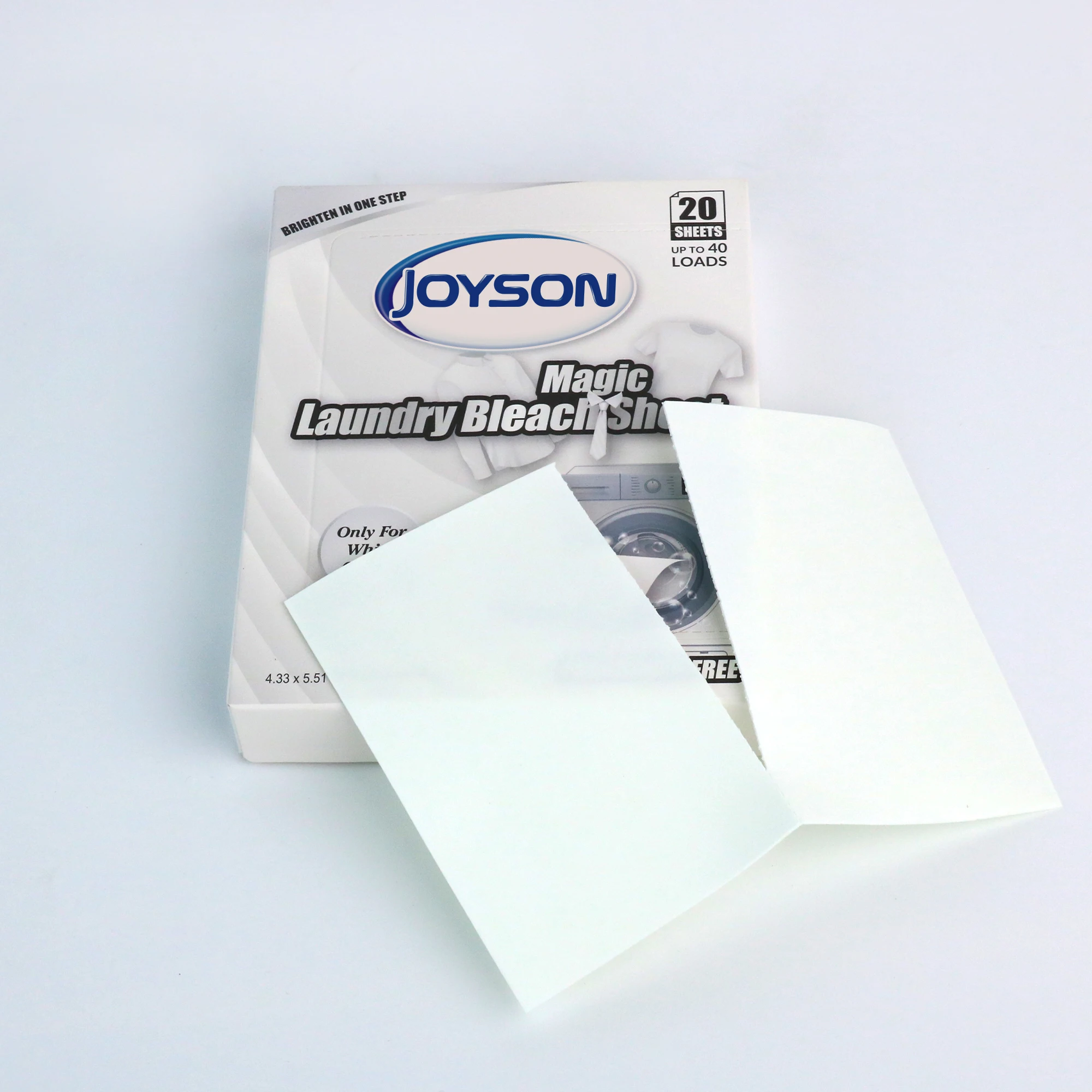 Most Popular Magic Laundry Whitening Detergent Sheets Fabric Bleach Sheets For Clothes