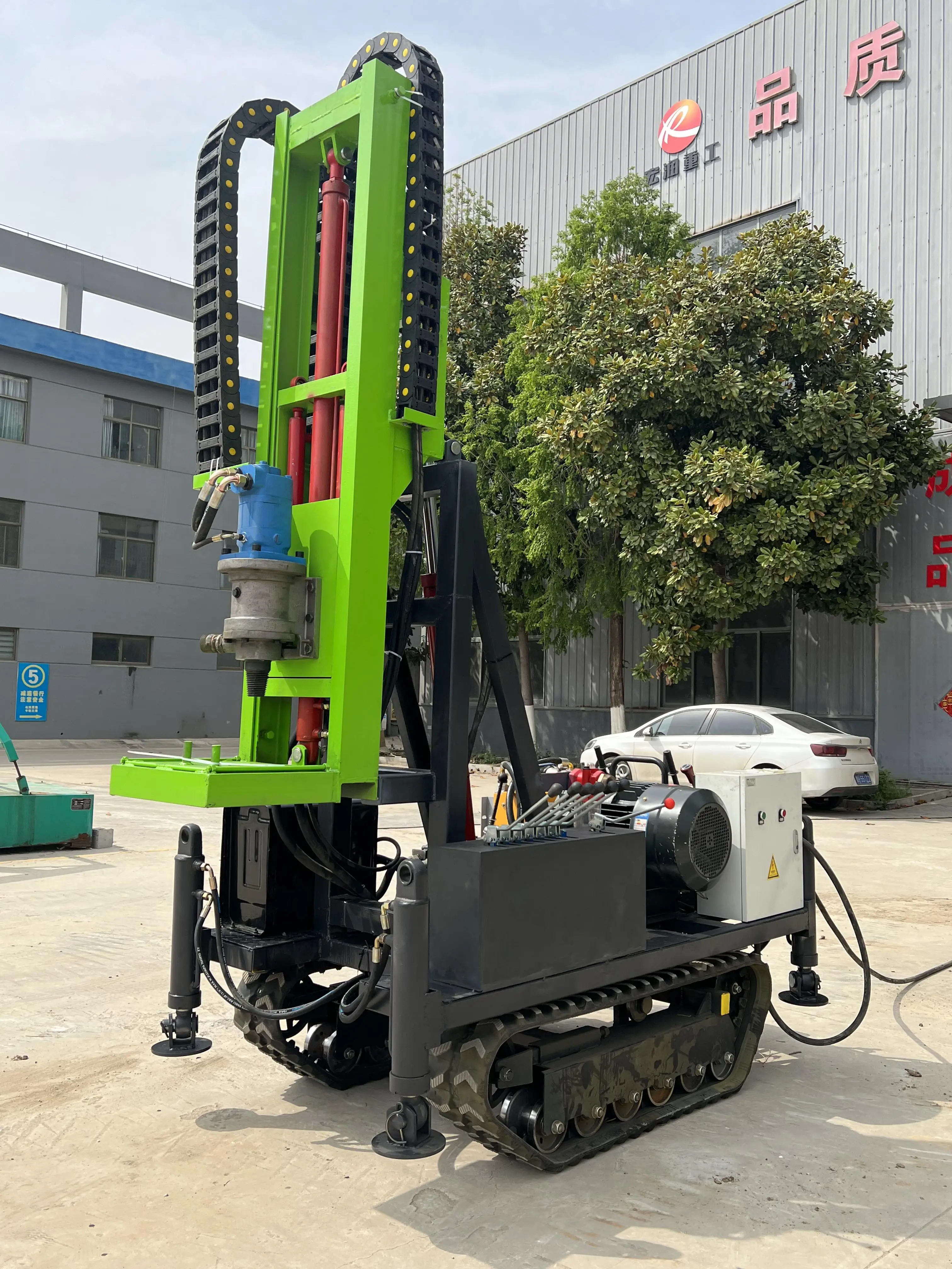 Multifunction Hydraulic Crawler Drilling Rigs and Drill Machine for  Water Wells Drilling Rigs