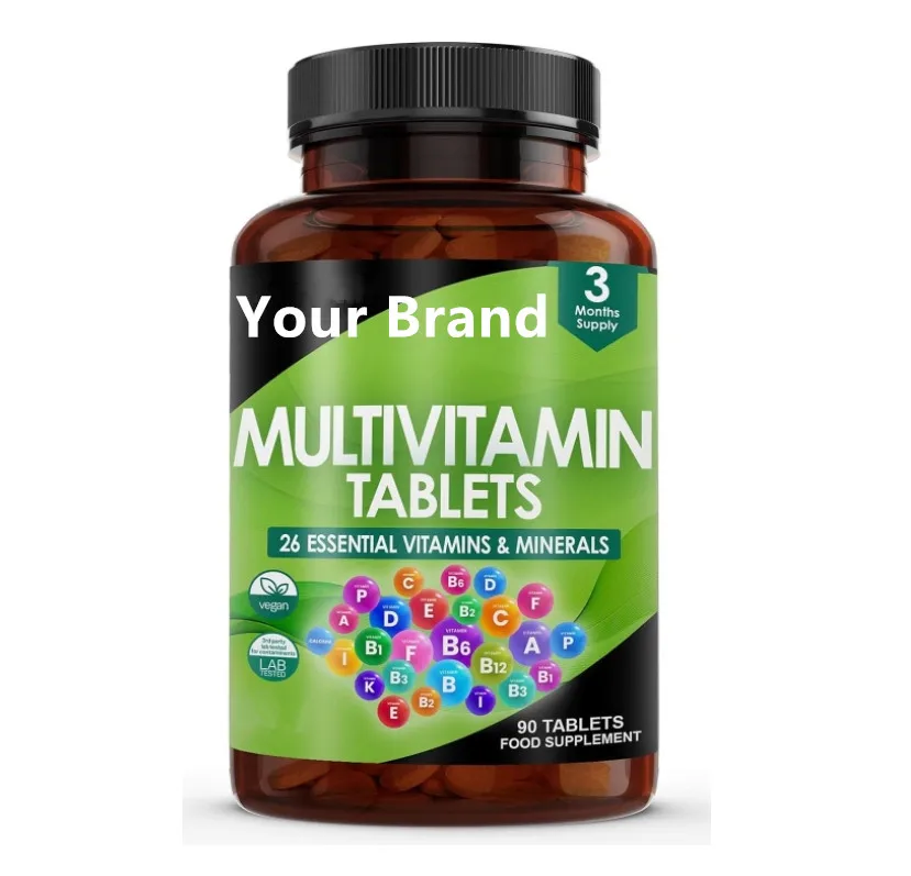OEM  Multivitamin And Minerals Tablets For Women And Men Support Private Label