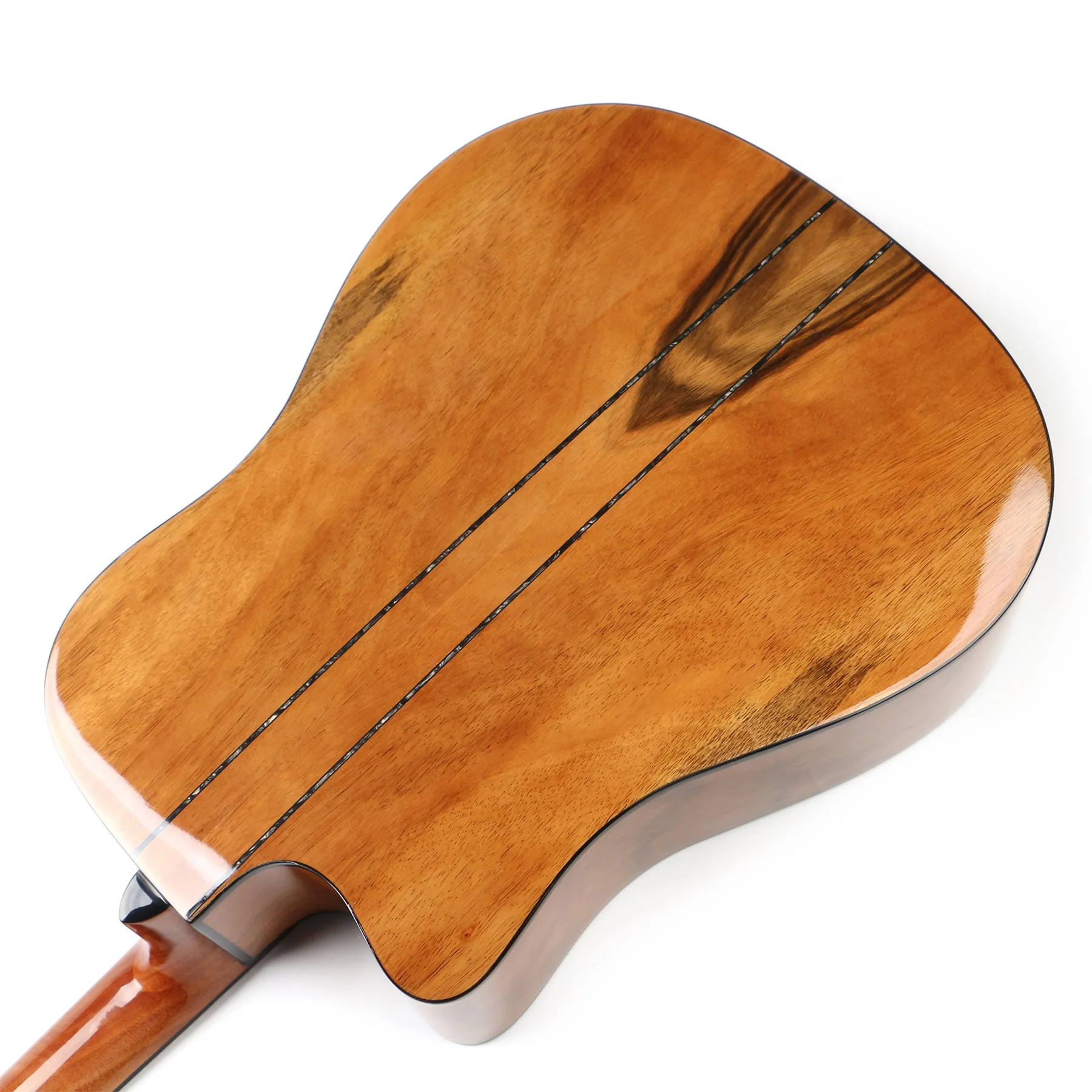 Chinese guitar supplier supply 41 inch Dreadnought cutaway high glossy acoustic guitar for wholesale