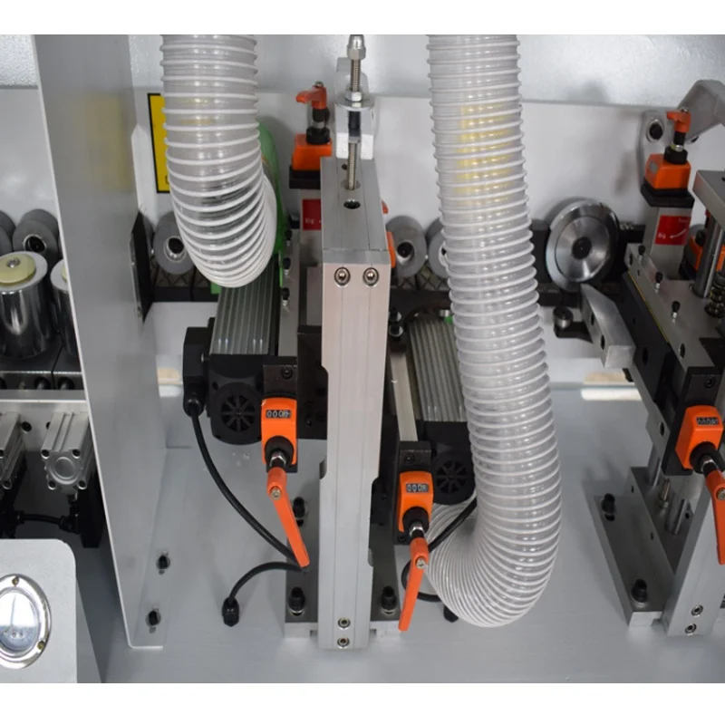 MF320 woodworking machinery wooden door cabinet MDF semi automatic edge banding machine