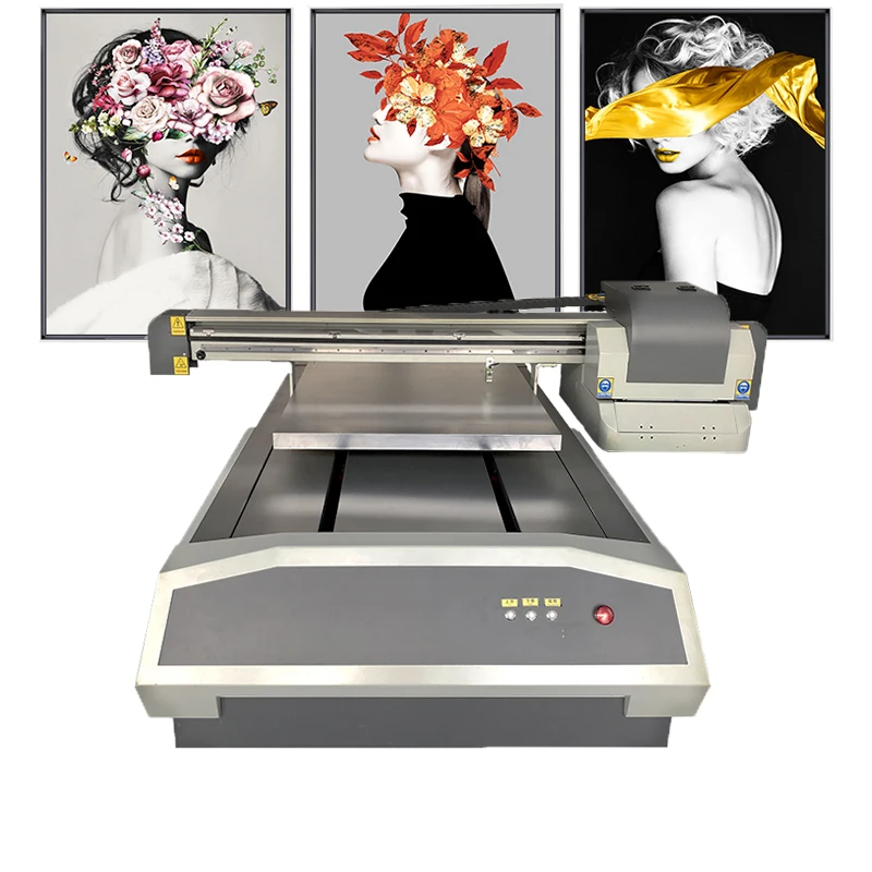 wood glass acrylic sheet 3d printing digital flatbed led 6090 uv printer A1