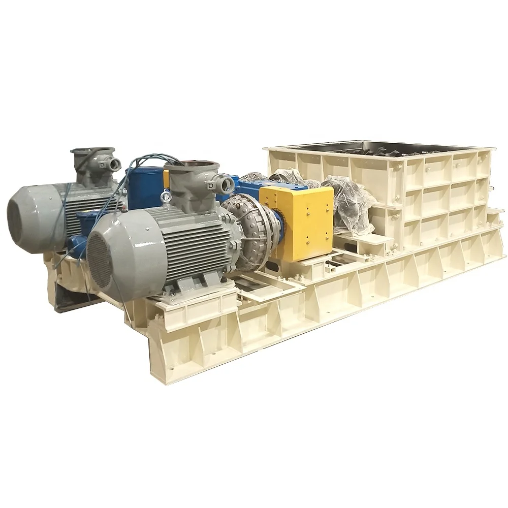 China factory double teeth roller crusher for coal washing plant in Russia