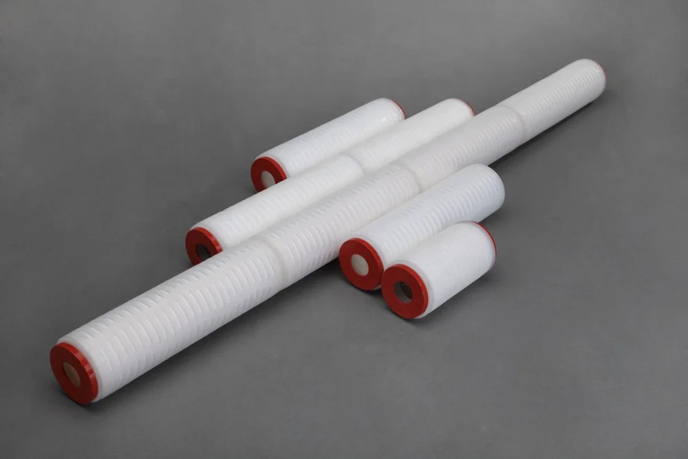 Multi layers ultra-fine PP Pleated Depth Filter Cartridge with 226 fin For Fermentation Broths filtration