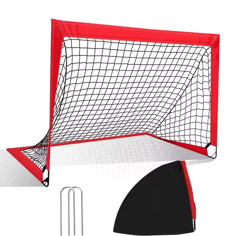 Portable Folding Removable Kids Mini Soccer Goal Set Indoor Football Goals
