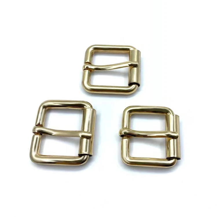 Factory direct wholesale custom metal zinc alloy single roll belt buckle pin buckle accessories