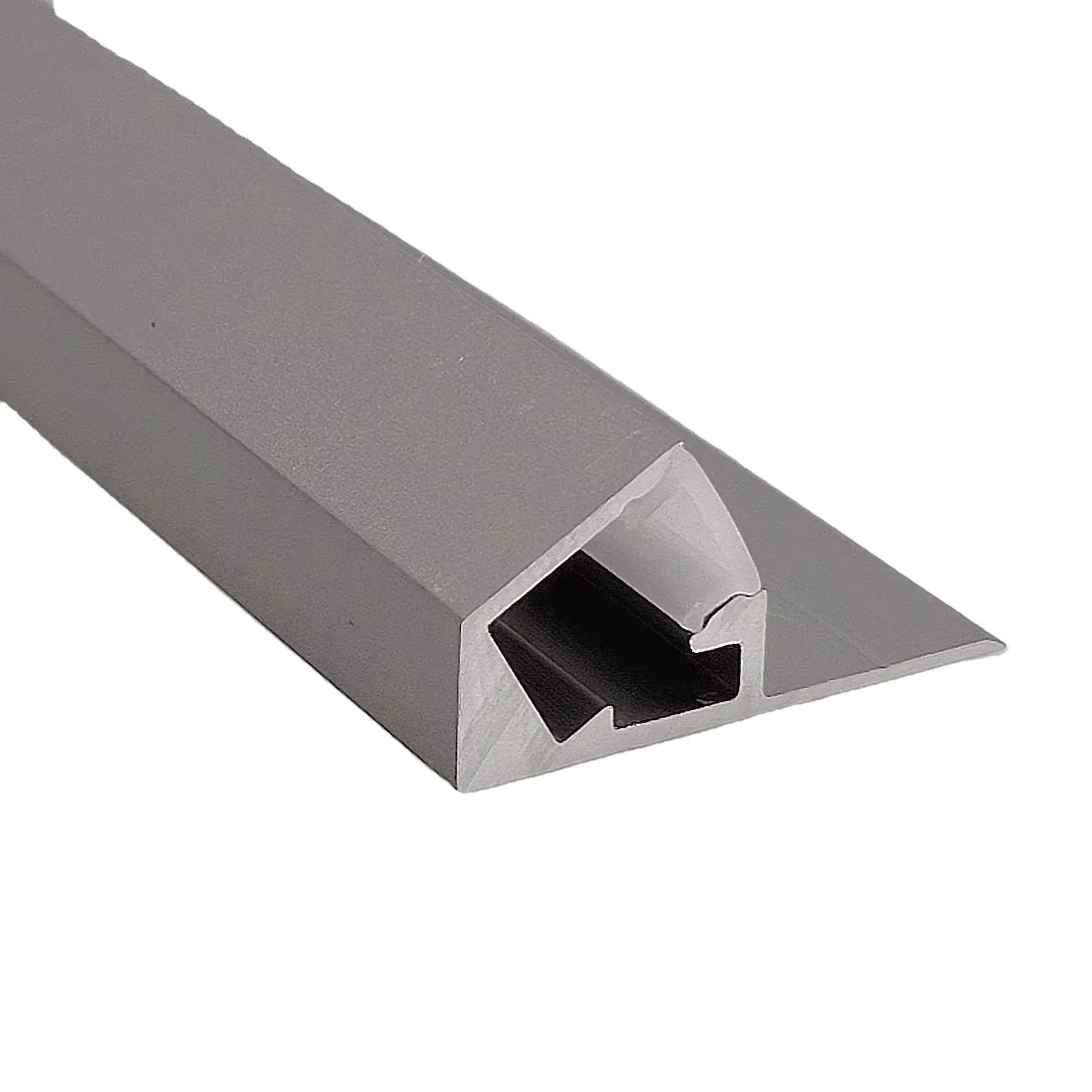 Surface-Mounted LED Aluminum Profile Customizable 6063 Series Extruded Aluminum Alloy T5 Tempered for Lighting Application