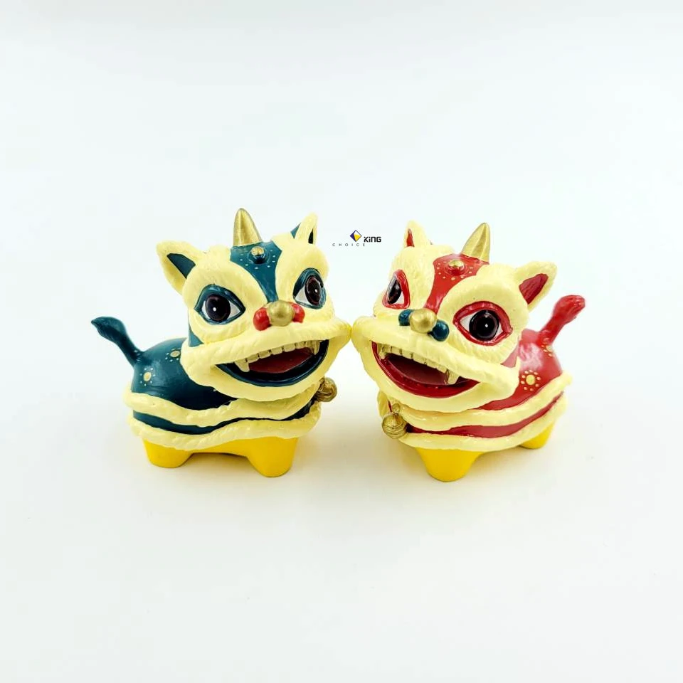 Dancing Lions Chinese style folk art home accessories art craft  business gift
