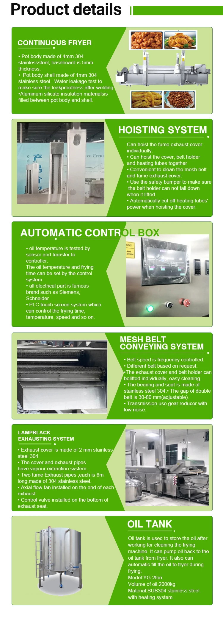 professional factory supply industrial gas deep fryer automatic cassava tortilla chips frying machine automatic frying machine