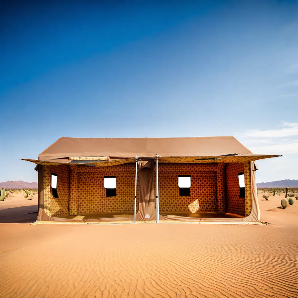 Outdoor middle east 4*8m Portable Inflatable Camping Tent Thickened Rainproof Glamping Inflatable Tent