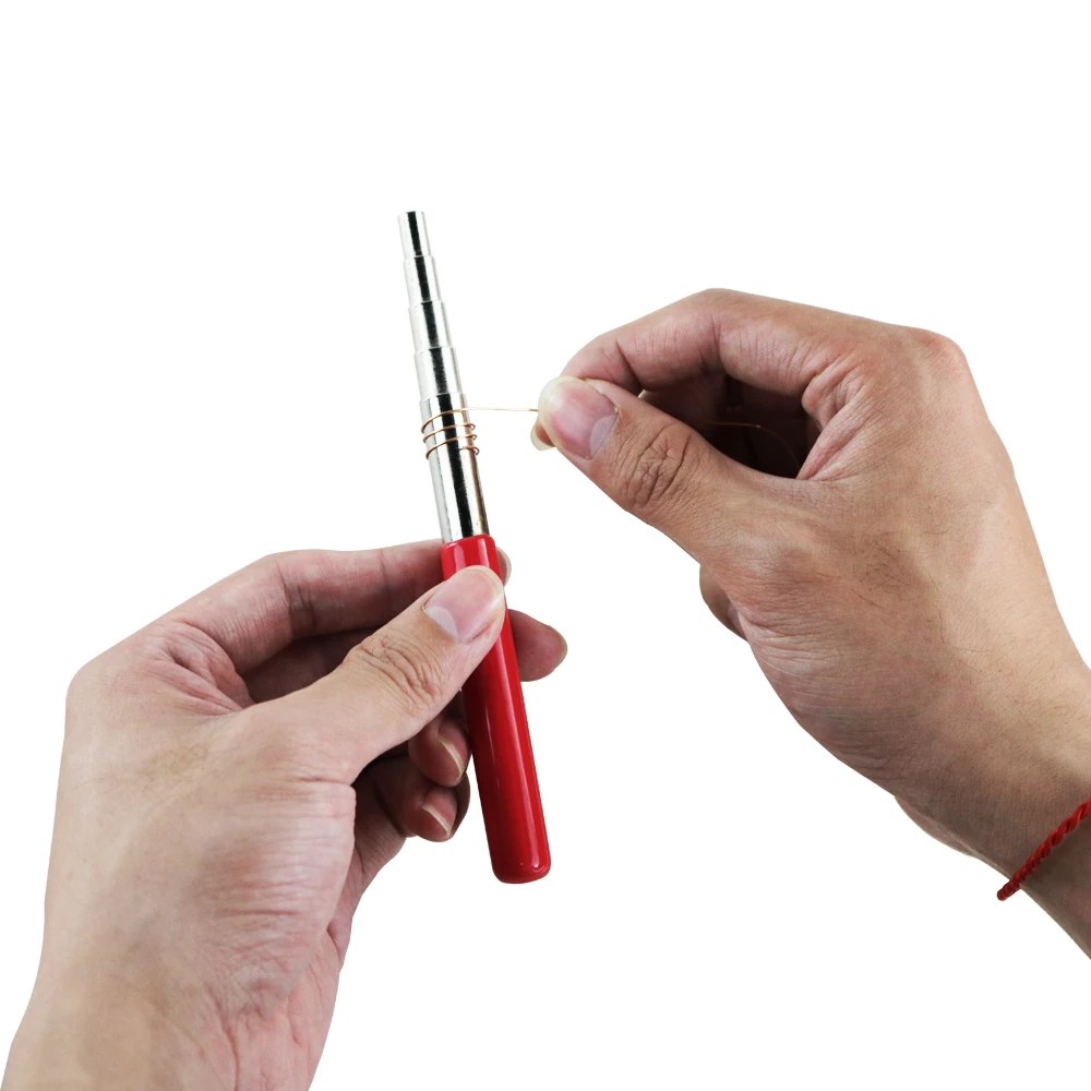 Wire Looping Wrapping Step Mandel Steel Round Bead Working Loop Jump Ring Metal Jewelry Forming Tool with 2pcs and 10 Sizes