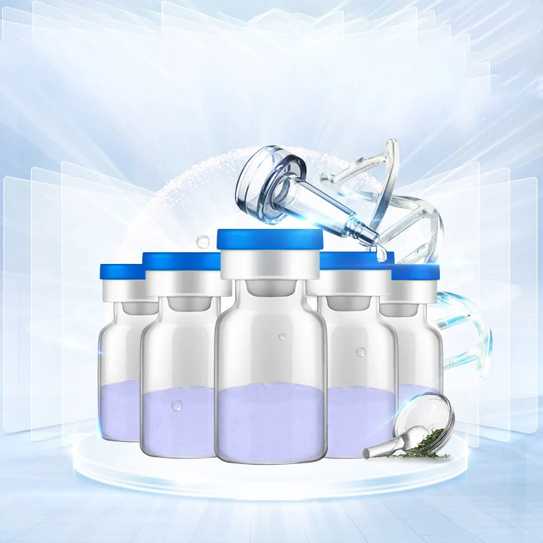 OEM GHK Cu Peptides Repairing Lyophilized Powder Microneedling Serum Set Copper Anti Aging Skin Care Facial Serum Face Essence