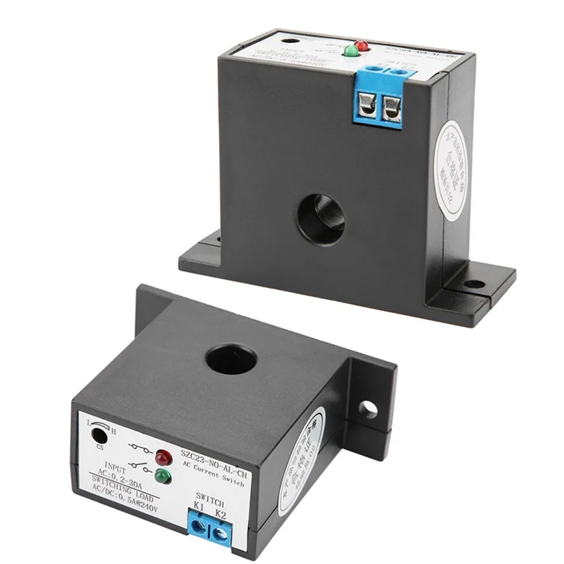 Automatic Industrial Control Equipment Buzzer Electromagnetic Sensor AC Current Monitoring Current Switch Szc23-no-al-ch