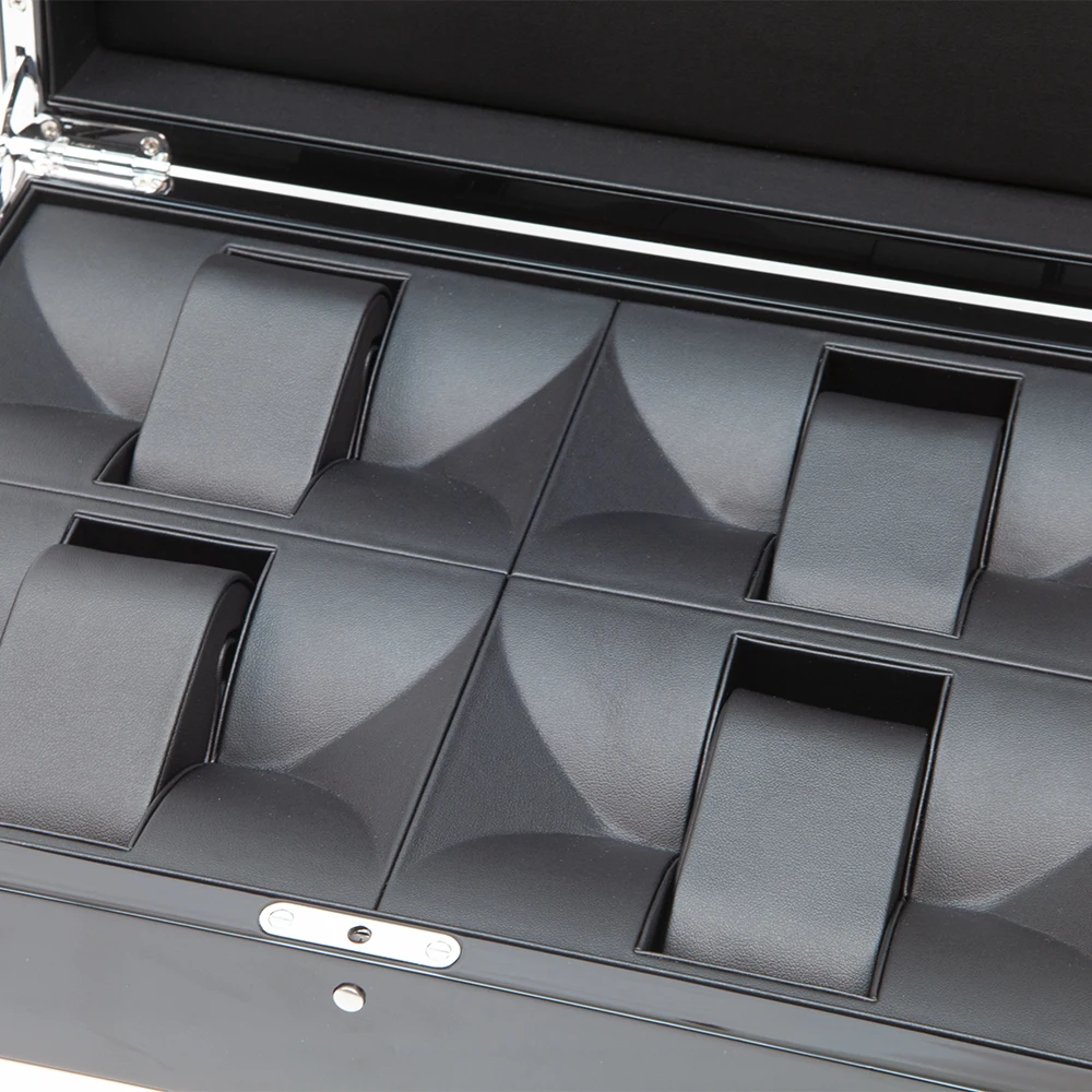 Recyclable Unique Design 4 Slots Wrist Watch Storage Box Logo Customization Watch Case Collection Watch Box