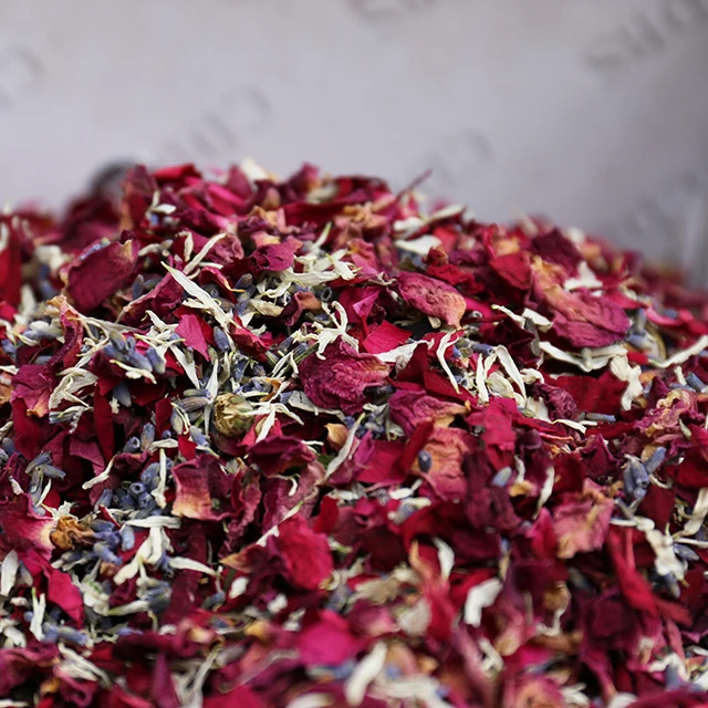 Wholesale 100% natural real dried rose flowers petal  biodegradable confetti small flower petals for bath and wedding
