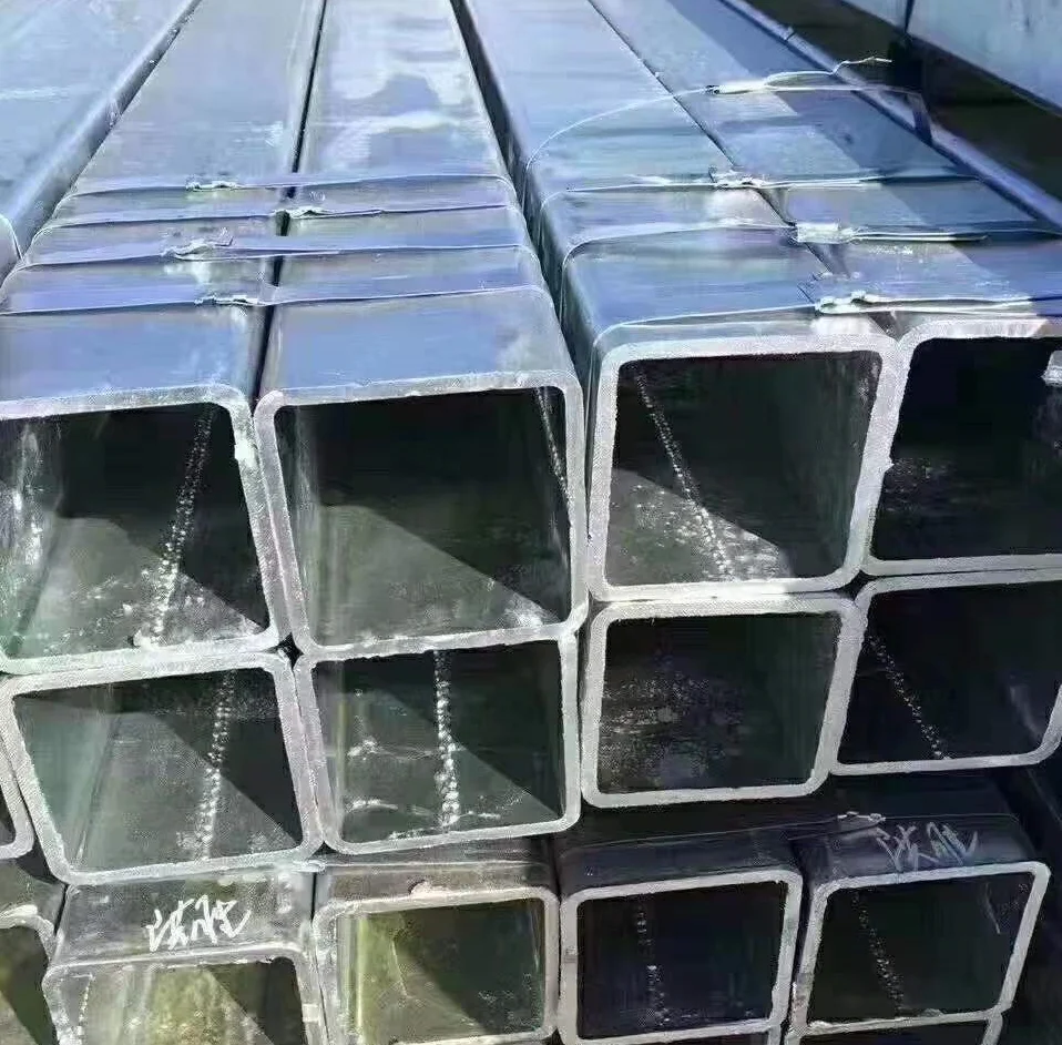 Cold and hot galvanized pipe 40*60*1.5mm thin wall Galvanized Square Rectangular Pipe For Construction