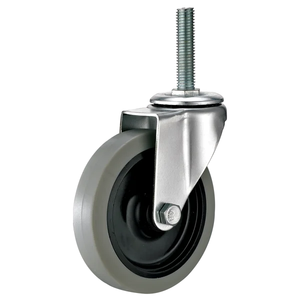 3inch Top plate light duty TPR swivel caster wheel