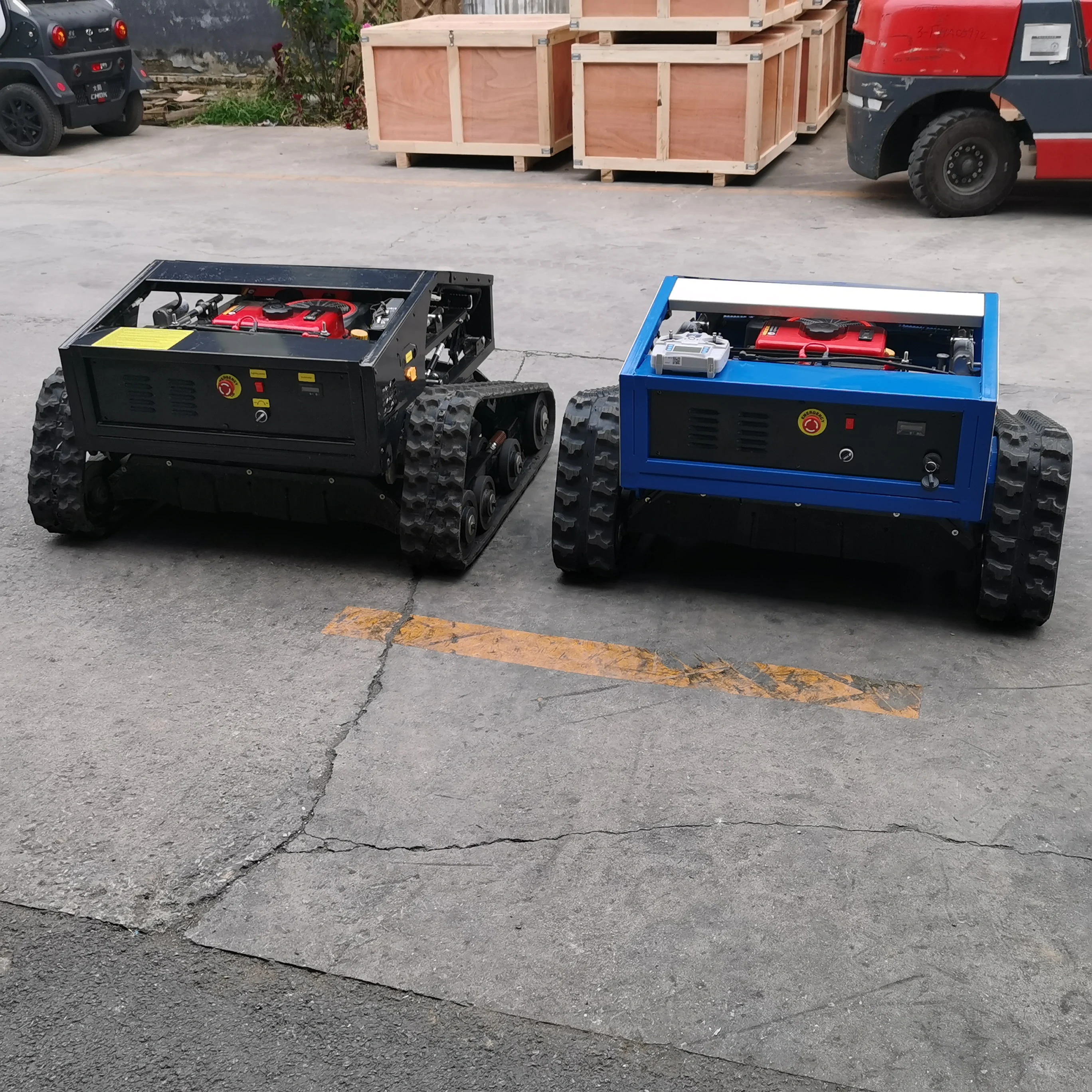 China brand cutter lawn mower Intelligent agricultural and forestry equipment crawler type mower grass cutter