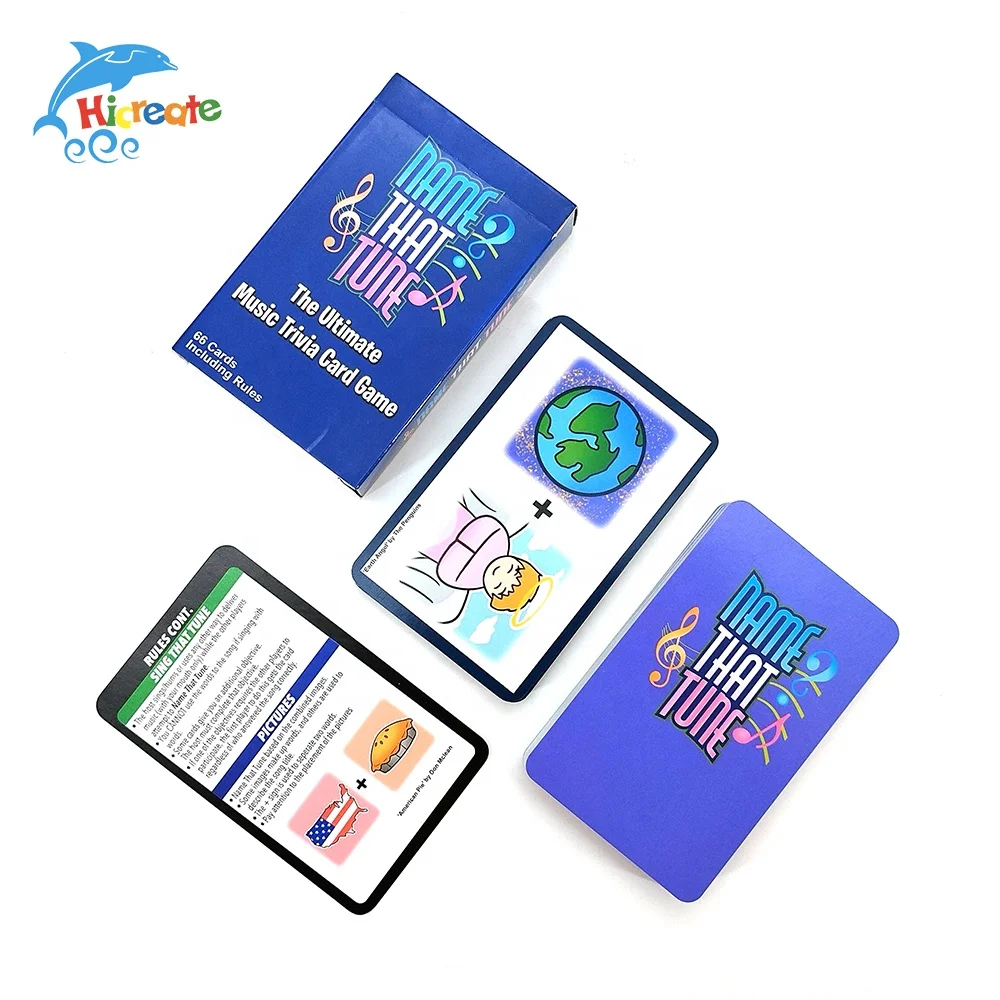 Hicreate verified pro Cheap Shipping Tuck Box Poker Size Good Printing Flash Card Game Custom Logo Playing Card Poker card