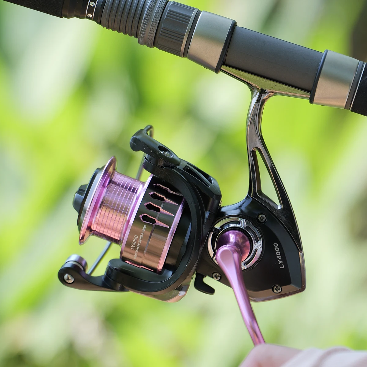 Fishing Reel 5.2:1 Gear Ratio Spinning Reel Up to of Carbon Drag Stainless Steel Ball Bearings Frame Spinning Reel
