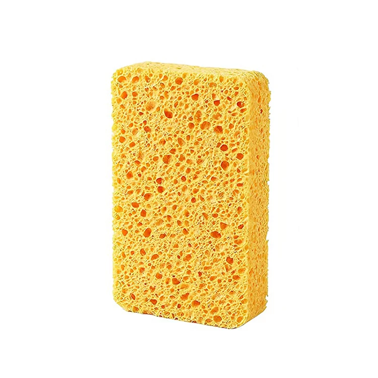 Спондук OEM целлюлозная губка для очистки, сверхпрочная кухонная губка, сизальная губка целлюлоза