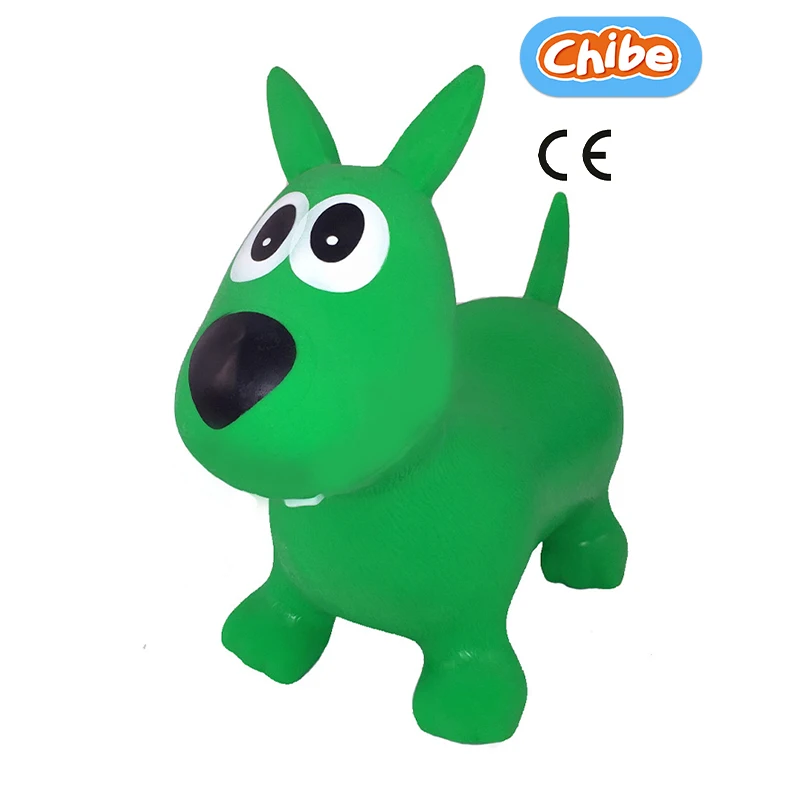High Quality Custom Inflatable Animal Toy Kids Ride-on Exercise Balance Custom Bouncy Animal Hopper Bouncy Dog For Kids