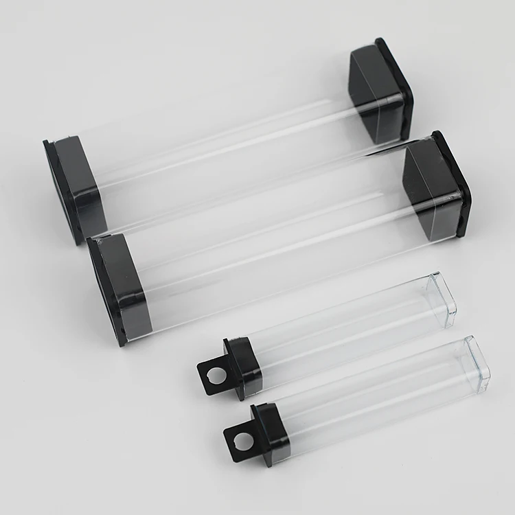 2019 Hot Selling High Quality PETG, PVC Clear Plastic Square Tubes Packing