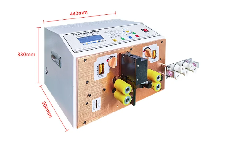 USB Cable cutting and stripping machine for Braided Cable