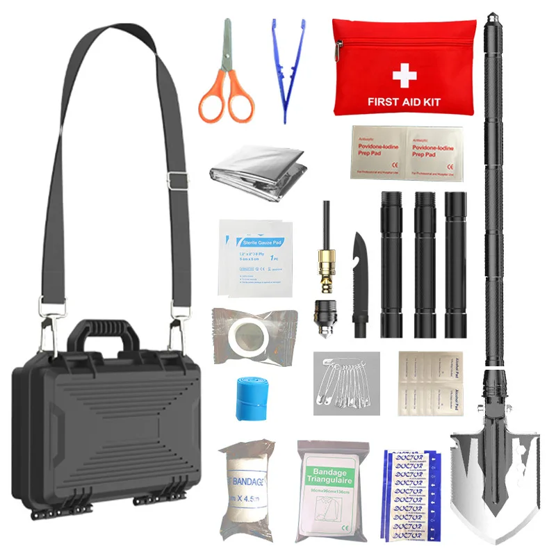 Firstents Emergency EDC Survival Tools SOS Earthquake Aid Equipment Fishing Hunting Camping Hiking Survival Gear Kit
