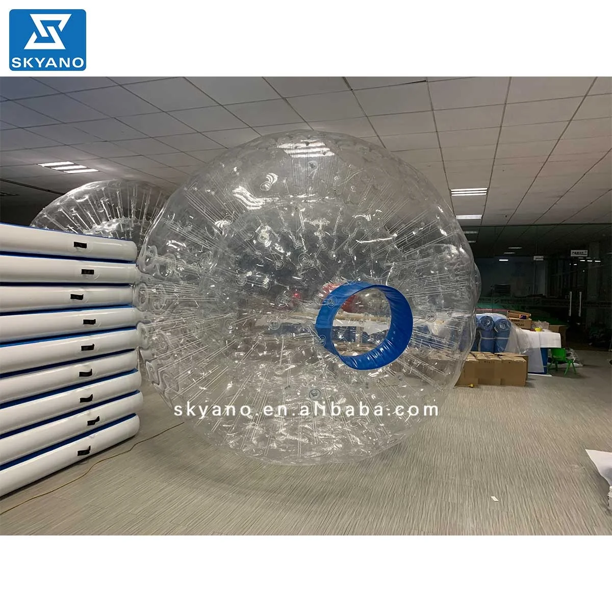 High quality TPU or PVC material Inflatable Human Hamster Ball Downhill Zorb ball
