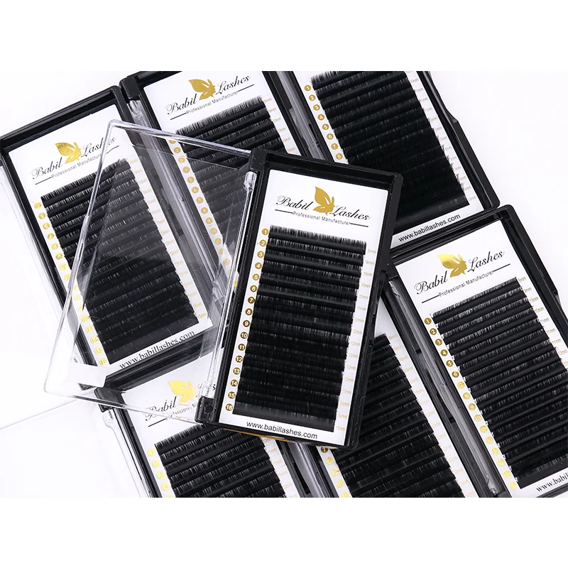 Натуральные длинные Индивидуальные Накладные ресницы из искусственной норки с D-образным изгибом