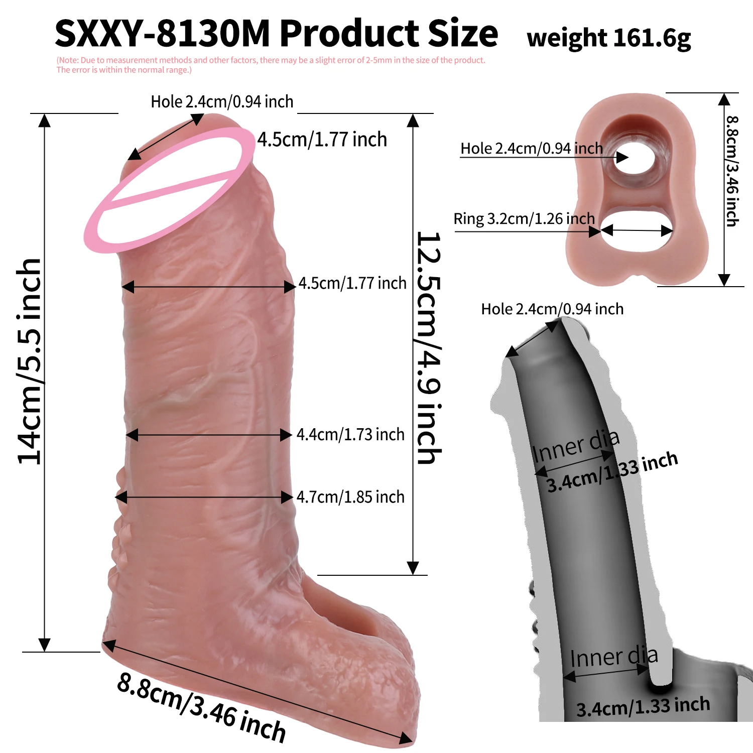 SXXY силиконовый чехол для пениса