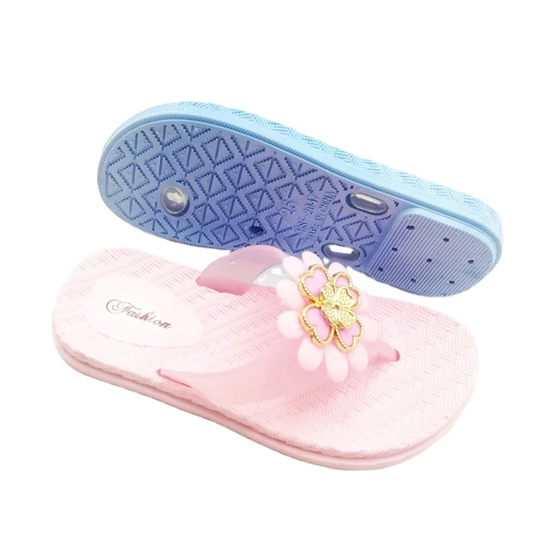 
Fashion Design summer beach accessories pretty little girls flip flops children 