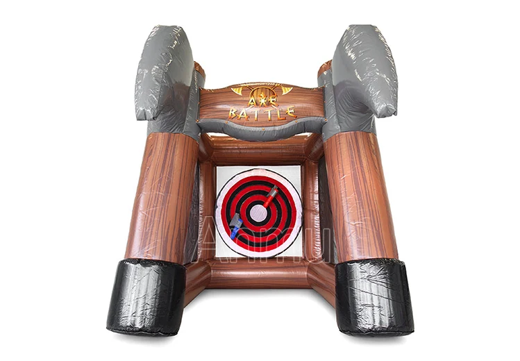 Anmu carnival games adult and kids inflatable sport game outdoor axe throwing game for sale