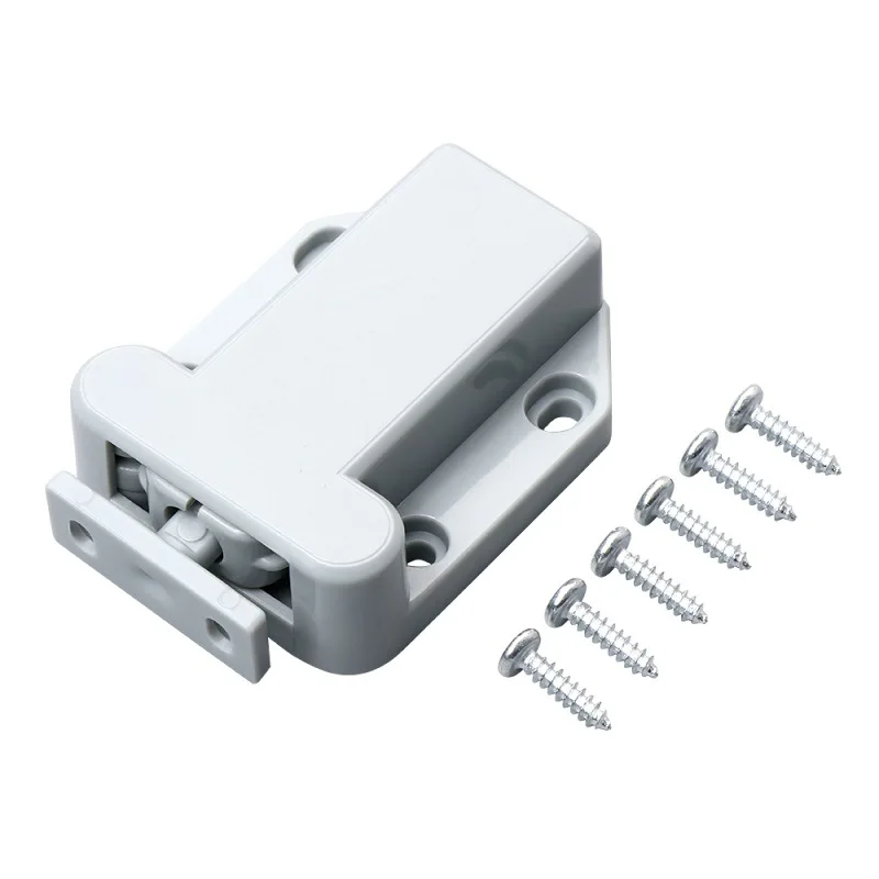 Wardrobe Push Open Cabinet Door Catch Latch Push to Open Magnetic Release System for Kitchen Under-mount