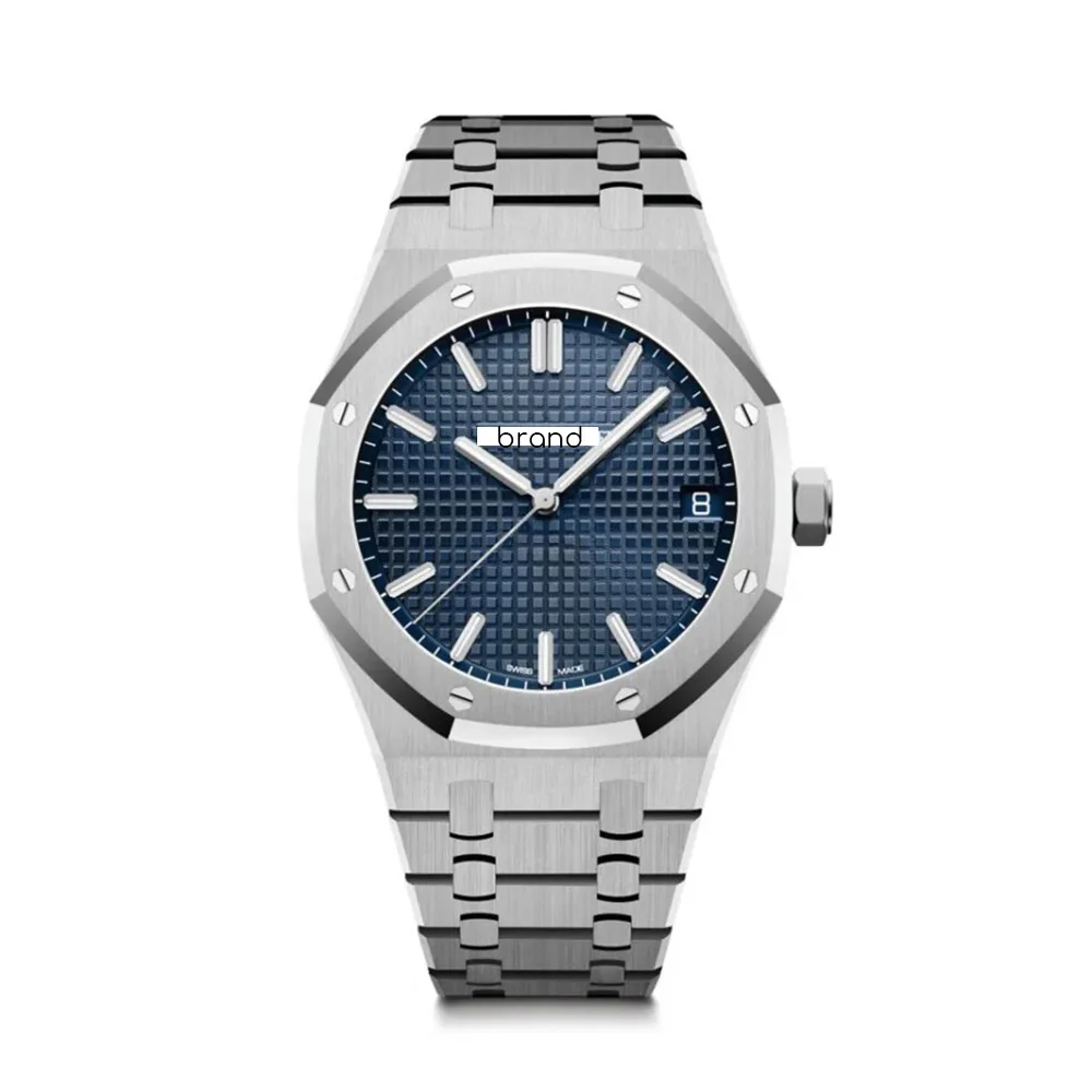 Royal OOk 15500 ZF SS Top Brand Luxury Stainless Steel Strap Waterproof Luminous Automatic Mechanical Watch
