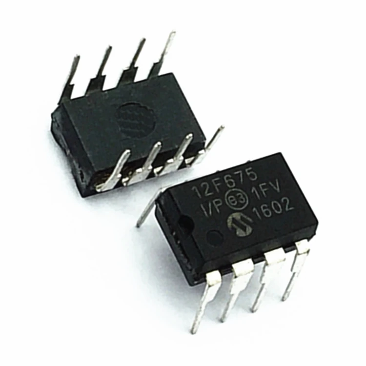 LCTXFlash memory microcontroller IC chip PIC12F675-I/SN PIC12F675-I/MD/MF PIC12F675-I/P IC MCU 8BIT 1.75KB FLASH 8SOIC
