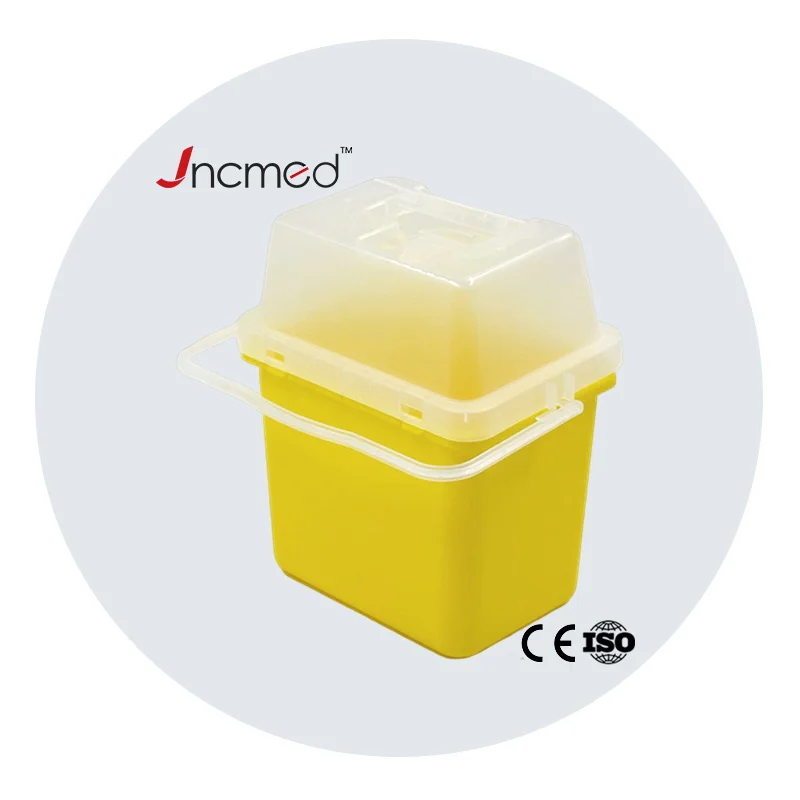 JCMED 5L  safety box for syringe sharps container medical sharps container