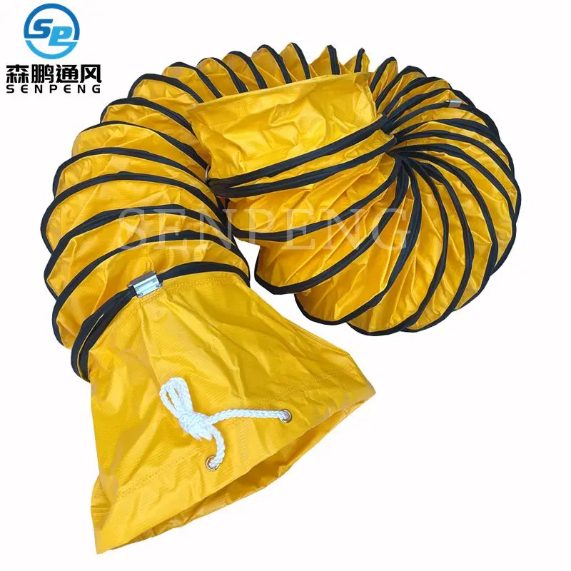 Exhaust fan plastic ventilation PVC flexible round duct pipe