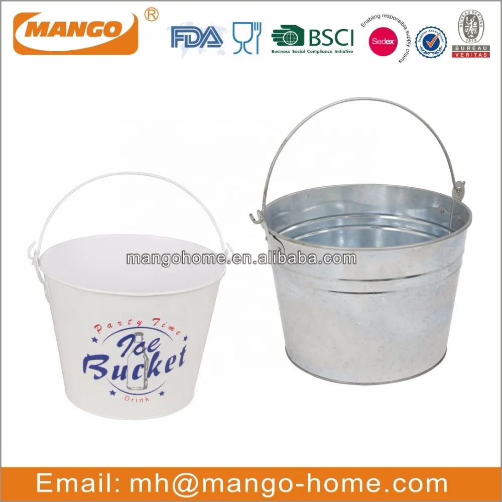 Овальная емкость для пива и напитков из нержавеющей стали, ведро для льда