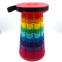 Factory Stock Rainbow Telescopic Stool