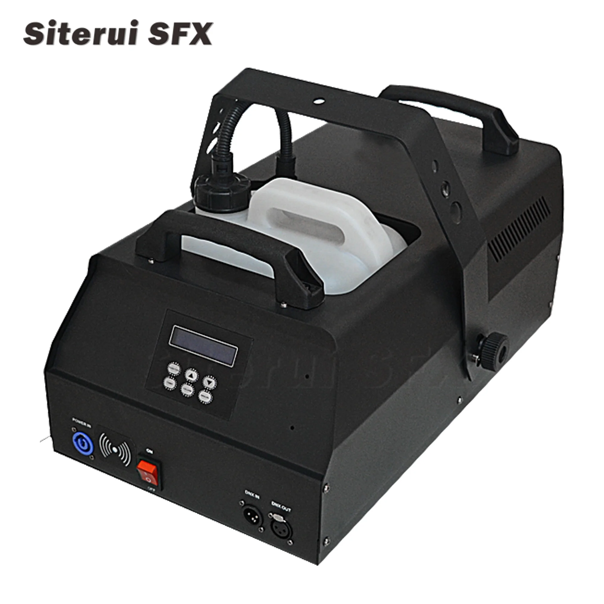 SITERUI sfx 3000w fog machine powerful output smoke spraying DMX512 remote water base smoke machine for stage