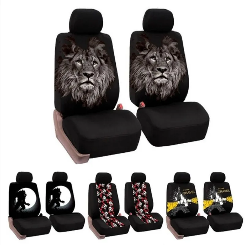 China Manufactory Pet Cover For Toyota Corolla Sandwich Mesh Cartoon Printing Pattern Car Seat Covers