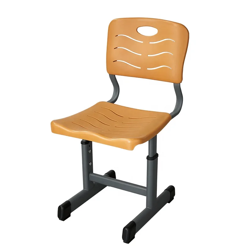 School Furniture Student Table and Chair Adjustable Kids School Desk and Chair Set Class Room Plastic Single Student Desk