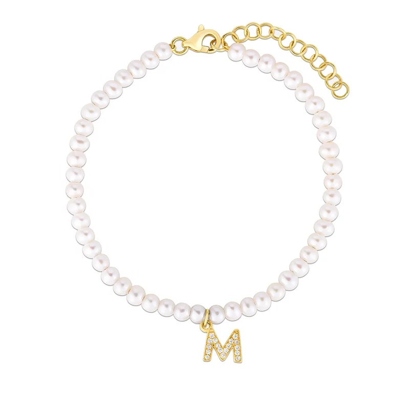 925 серебряные ювелирные браслеты с подвесками из пресноводного жемчуга