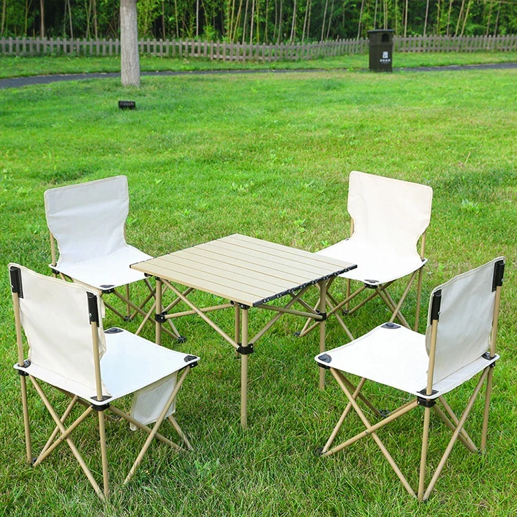 Multifunctional Portable Outdoor Garden Tables and Chairs Folding Camping Foldable Picnic Table With Chairs