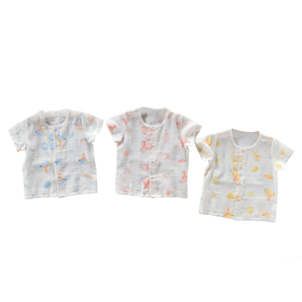 
What&why Baby Summer T-Shirt Newborn High Quality Top Toddler Print Romper Toddler Latest Design Cute Clothes for 6-24 Months 