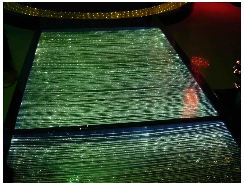 
1.0mm side spot spaking fiber optic cable without PVC sheath, SSOF-1*1.0/CK 